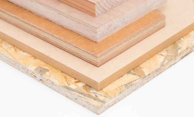 Oriented strand board (OSB)